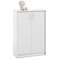 Die Möbelfundgrube Kommode mit 2 Türen Weiß 74 cm