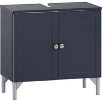 Schildmeyer Waschbeckenunterschrank Jesper 155345, Nachtblau, 60,2 x 32 x