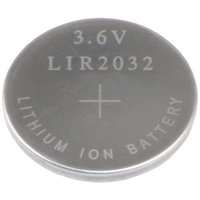 Kraftmax LIR2032 Knopfzellenakku CR2032 Akku 3.6V / Li-Ion /