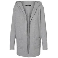 Vero Moda Doffy Open Strickjacke Light Grey Melange S