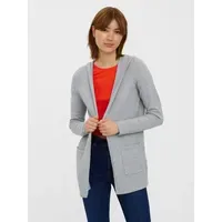 Vero Moda Doffy Open Strickjacke Light Grey Melange S