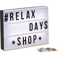 Relaxdays Tischlampe, Light Box