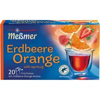 Meßmer Erdbeere-Orange Früchtetee Teebeutel 20 St.