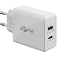 Goobay Dual USB-C PD (Power Delivery) Schnellladegerät 30 W)