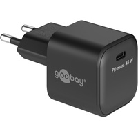 Goobay USB-CTM PD Schnellladegerät (45 W), schwarz