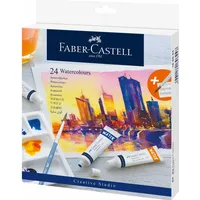Faber-Castell Aquarellfarben farbsortiert 24 x 9,0 ml
