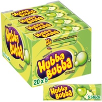 Hubba Bubba Apfel Kaugummis 20 Packs à 5 Stück