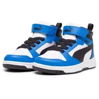 Puma Rebound V6 Mid AC+ PS Sneakers, Puma White-Puma