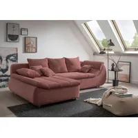 INOSIGN Ecksofa »Imola elegant und bequem, aktuelle Steppung im