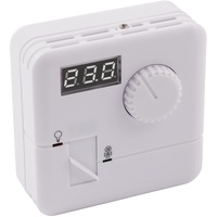 McPower Raumtemperatur-Regler McPower TR-530 5-30°C, 110-230V, LED-Display, 7A