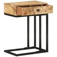 VidaXL Beistelltisch U-Form 45x30x61 cm Mango Massivholz