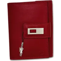 Old River Geldbörse Damen Herren Portemonnaie rot