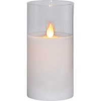Star Trading Best Season LED-Windlicht"M-Twinkle", bewegende Flamme weiß