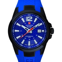Swiss Alpine Military by Grovana Herrenuhr | Blau/Blau
