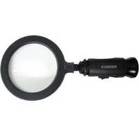 Kunzer Lupe, Handlupe mit LED-Beleuchtung Linsengröße: (Ø) 90 mm