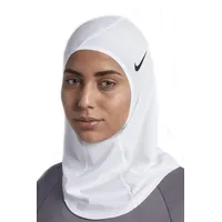 Nike Pro Hijab Kopftuch 2.0 101 white/black M/L