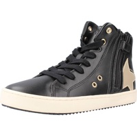 GEOX J Kalispera Girl A Sneaker, Black/Platinum, 29