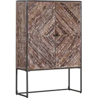 GUTMANN FACTORY Highboard GUTMANN FACTORY, braun, B:100cm H:150cm T:38cm,