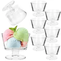 Kadax Eisbecher 6 Stück Set, 280 Milliliter Dessertschale aus