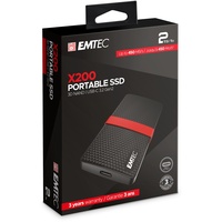 Emtec Power Plus X200 2TB, USB-C 3.0 (ECSSD2TX200)