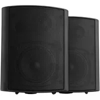 Pronomic USP-660 BK Paar HiFi Wandlautsprecher Box schwarz 240
