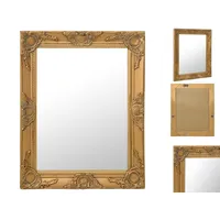 VidaXL Wandspiegel im Barock-Stil 50x60 cm Golden