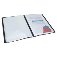 Rapesco RAPESCO® Sichtbuch DIN A4, 40 Hüllen schwarz, 1