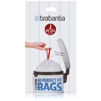 Brabantia PerfectFit Müllbeutel Typ J 20-25 L, 40 Stck