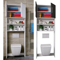 VCM WC Toilette Regal Überbauschrank Totas