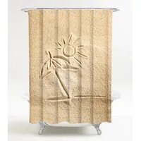 Sanilo Duschvorhang Sunshine 180 x 200 cm gelb