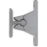 IBFM Türhalter mit Klemmmechanismus, Wandabstand 35mm, Zamak vermessingt