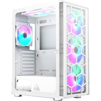 Montech X3 Glass Midi-Tower, DRGB, Tempered Glass -weiß
