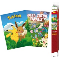ABYstyle Pokemon Set 2 Chibi Poster, Merhfarbig