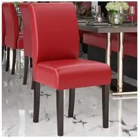 GGM Möbel 2er-Set Bistrostuhl | Leder | Rot |