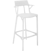 Kartell A.I. Barhocker recyceltes Material - Weiß,