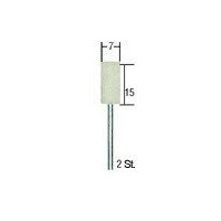 PROXXON 28802 Filzpolierstift, Zylinder, 2 Stück