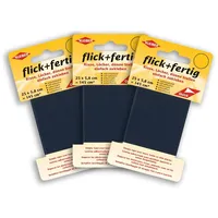 Kleiber Reparaturband Nylon 145 cm2 Marine Blau 3 St.