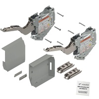 Vasalat Blum Aventos HK-S 220-500 Kraftspeicher hellgrau Klappenbeschlag m.Montageplatte