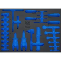 BGS Werkstattwageneinlage 3/3 leer für Art. 70218