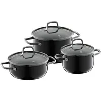 WMF Topfset Fusiontec Essential 3tlg. Edelstahl Schwarz