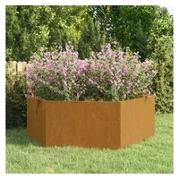 VidaXL Pflanzkübel Rostig 138x120x45 cm Cortenstahl