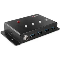 Lindy 4 Port USB 3.0 Metall Hub - Metallgehäuse