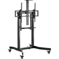 SpeaKa Professional SP-TVC-800 TV-Rollwagen Motorisiert, Höhenverstellbar, Neigbar (100", 120