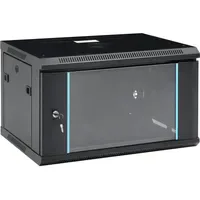 VidaXL 6U Netzwerkschrank Wandmontage 19" IP20 600x450x375 mm