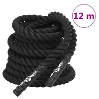 VidaXL Schwarz 12 m 9 kg Polyester