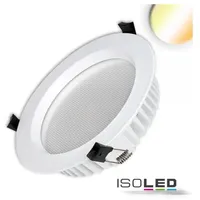 Fiai IsoLED LED Downlight UGR 90, dimmbar, Ø19cm, 25W