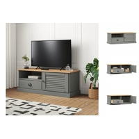 VidaXL TV-Schrank VIGO Grau 106x40x40 cm Massivholz Kiefer