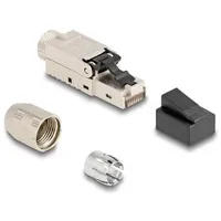 DeLock 87988 RJ45 Stecker feldkonfektionierbar Cat.6A mit Kabelverschraubung und
