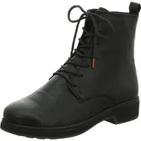 THINK! COGITA chromfrei gegerbte Lammfell Schneestiefel, 0010 Schwarz 39