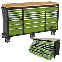 Baumarktplus Werkstattwagen Deluxe XXL grün unbestückt 160x91 cm 20